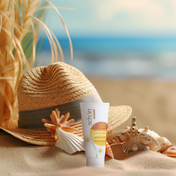 کرم ضد آفتاب رنگی شون، 50 SPF، مدل Herbal Origin، مناسب پوست خشک تا نرمال تنالیته رنگ متوسط و حجم 50 میلیلیتر، محافظت ک