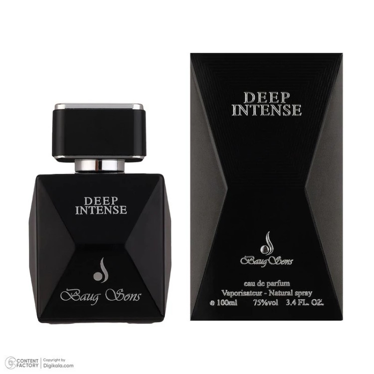ادو تویلت مردانه باگ سانز مدل Deep Intense با رایحه گرم حجم 100 میلی لیتر