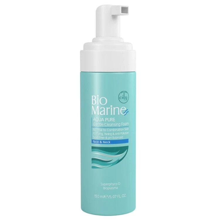 فوم شستوشوی صورت بایومارین مدل AQUA PURE حجم 150 میلیلیتر