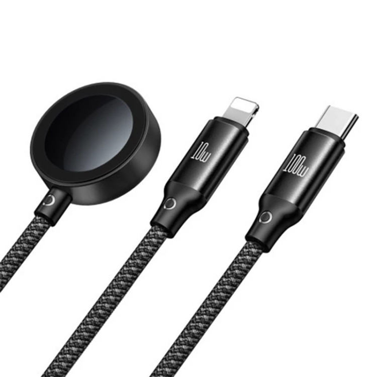 کابل تبدیل USB-C به لایتنینگ / USB-C / WIRELESS هیسکا مدل LX-31 طول 1.2 متر