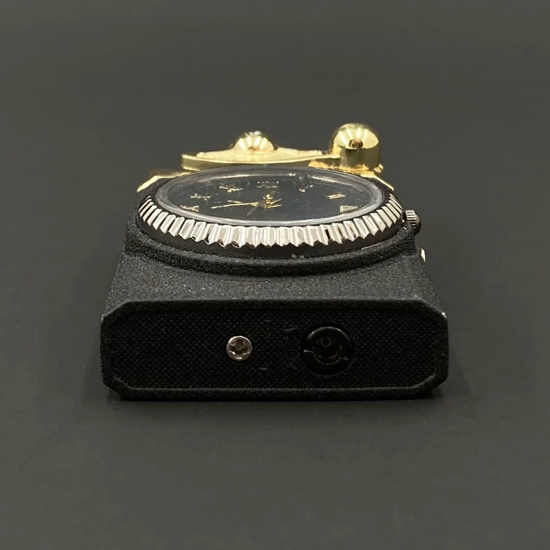 فندک مدل ساعت هندلی دوشعله کد DKD-1348