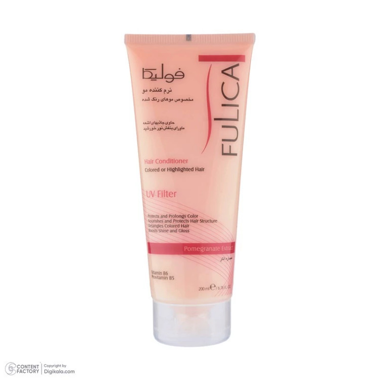 نرمکننده مو فولیکا مدل Colored or Highlighted Hair 200ml حجم 200 میلیلیتر