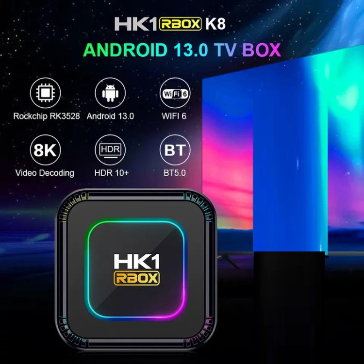 اندروید باکس اچکی1 مدل HK1 K8