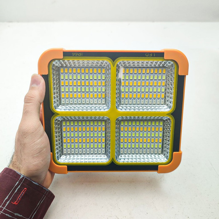 نورافکن دستی مدل سولار خورشیدی IP66 کد 50X