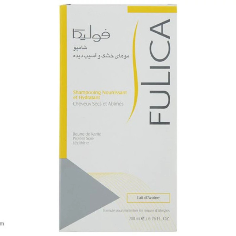 شامپو مو فولیکا مدل Nourishing And Hydrating مناسب موهای خشک و آسیب دیده حجم 200 میلیلیتر