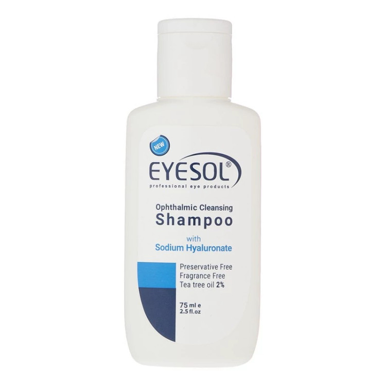 شامپو شستوشوی پلک و مژه آیسول مدل ophthalmic حجم 75 میلیلیتر