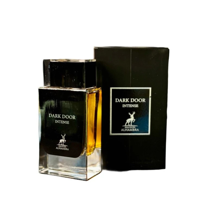 ادو پرفیوم مردانه الحمبرا مدل Dark Door intense با رایحه گرم حجم 100 میلی لیتر