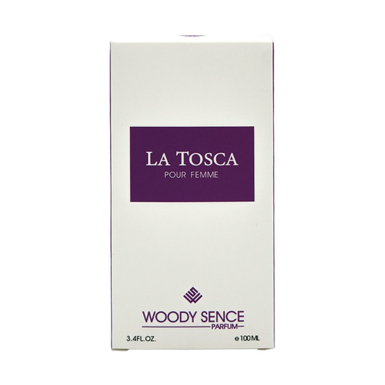 ادوپرفیوم زنانه وودی سنس مدل LA TOSCA با رایحه شیرین حجم 100 میلیلیتر