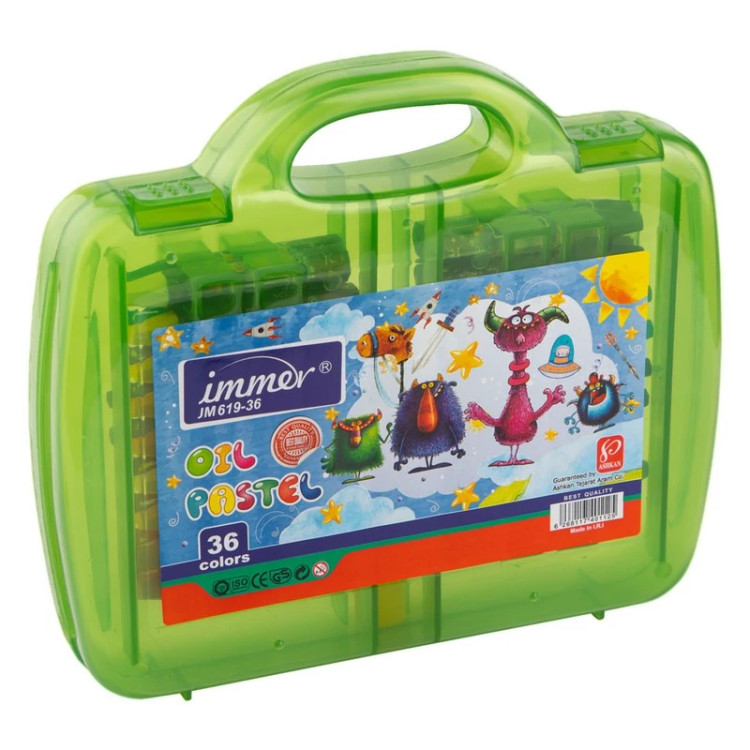 پاستل روغنی 36 رنگ ایمر مدل JM-619-36