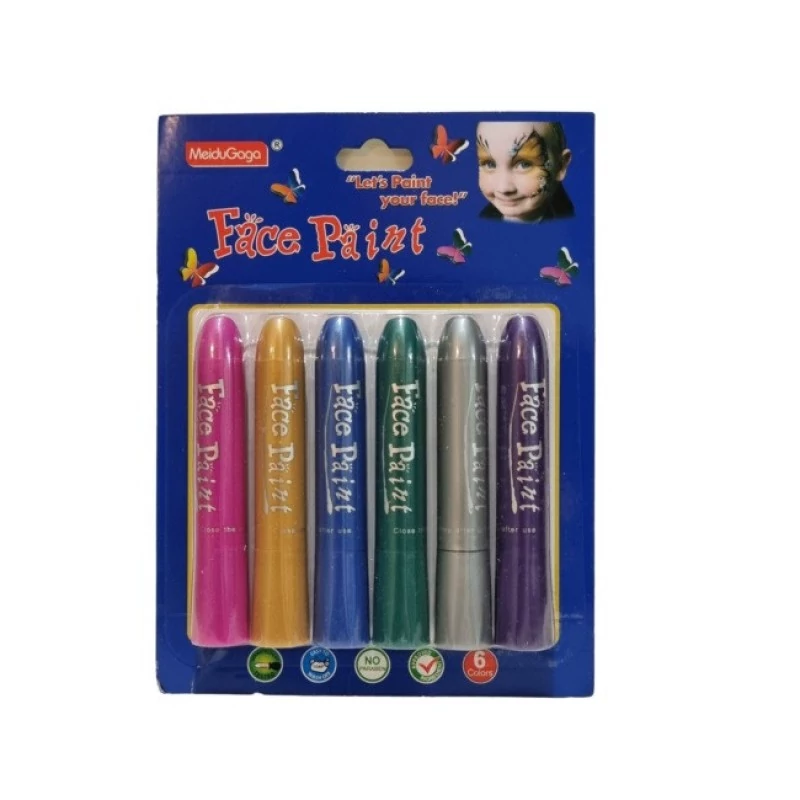 پاستل گریم صورت مدل پیچی کد 6-800 بسته 6 عددی