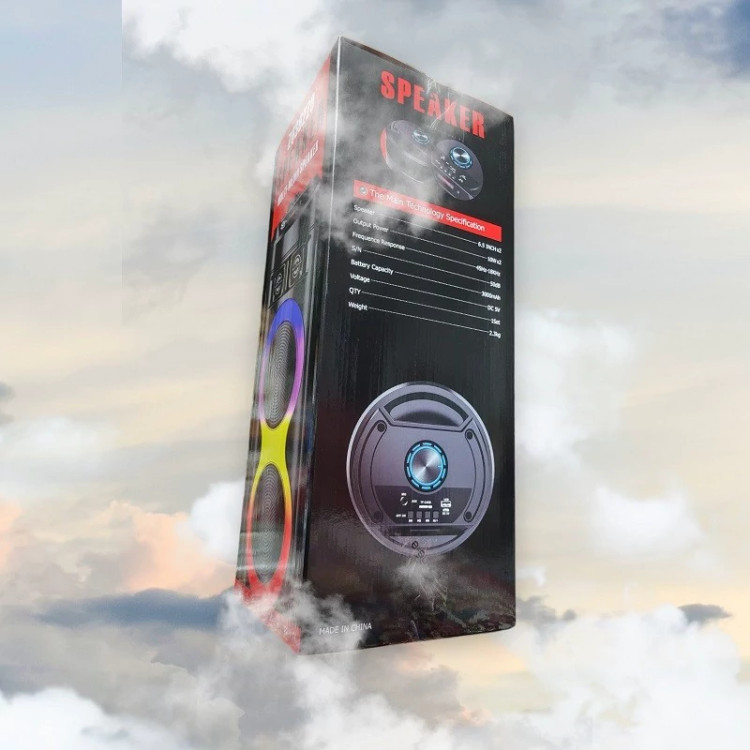 اسپیکر بلوتوثی قابل حمل مدل 3000mah 10wx2