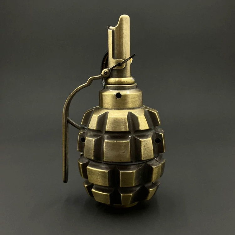 فندک مدل ژونگ لانگ طرح نارنجک کد DKD-797