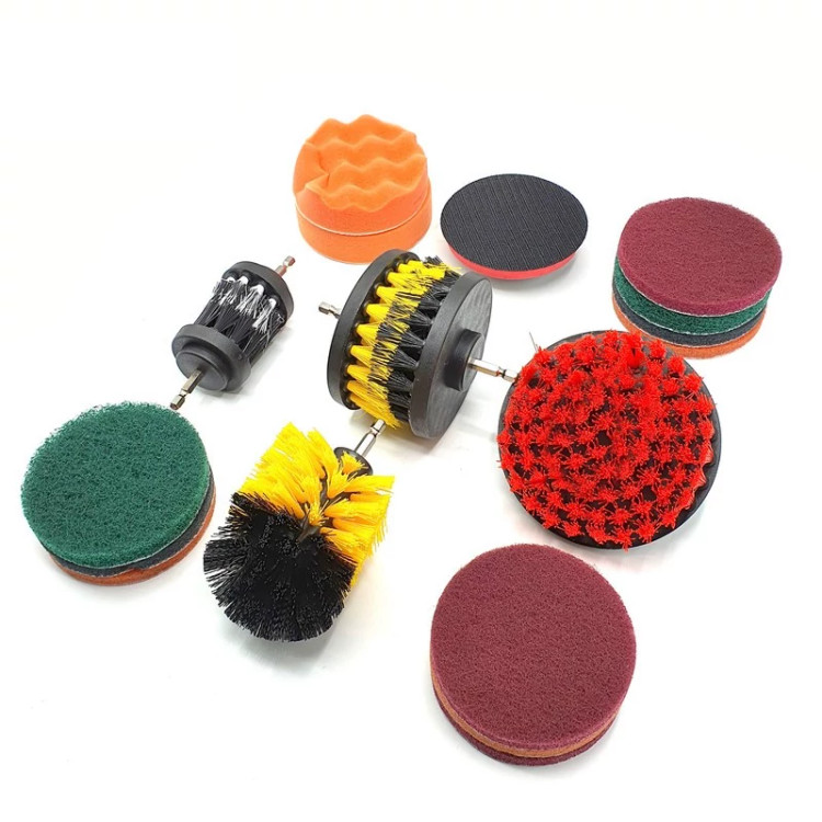 پولیش و فرچه شستوشو و نظافت خودرو کد 5010 مجموعه 22 عددی