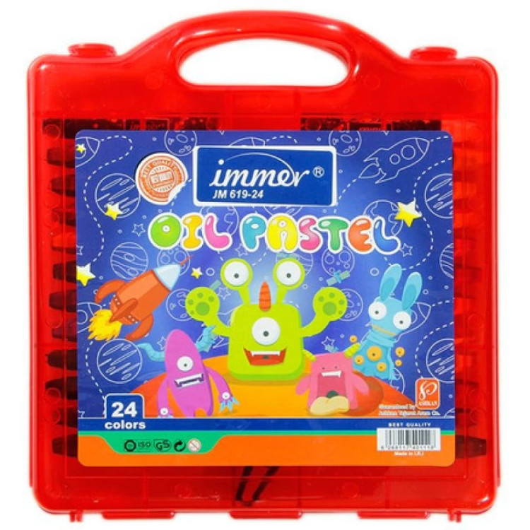 پاستل 24 رنگ ایمر کد JM 619-24