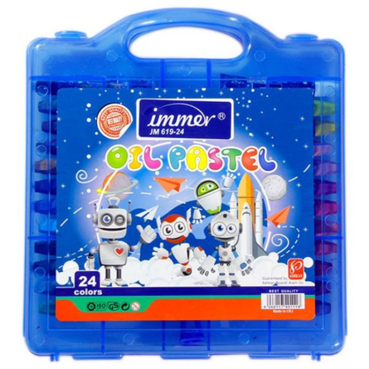 پاستل 24 رنگ ایمر کد JM 619-24
