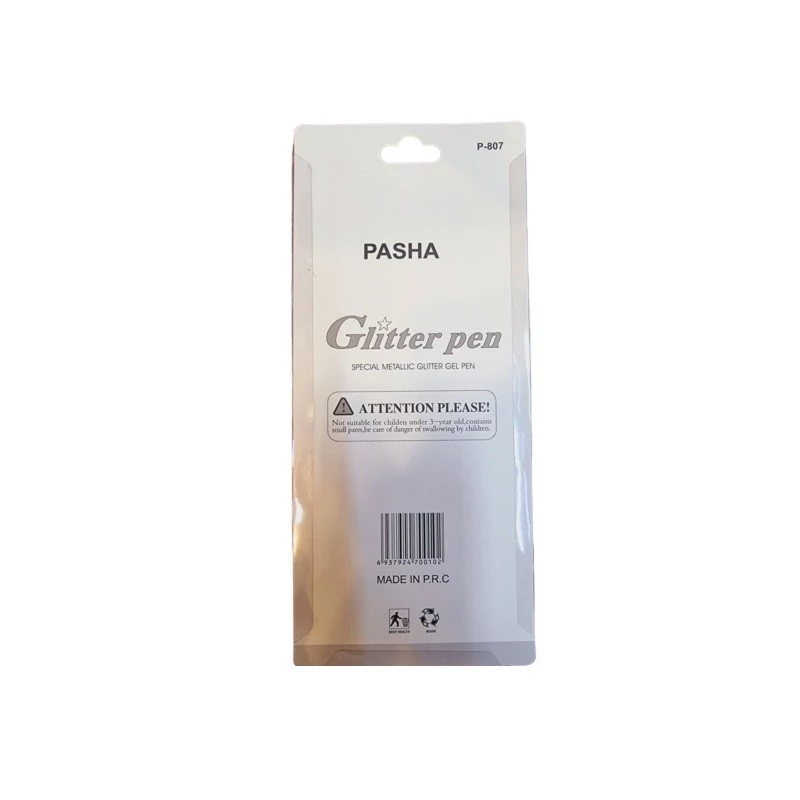 خودکار پاشا طرح اکلیلی مدل عطری کد P-807 بسته 7 عددی