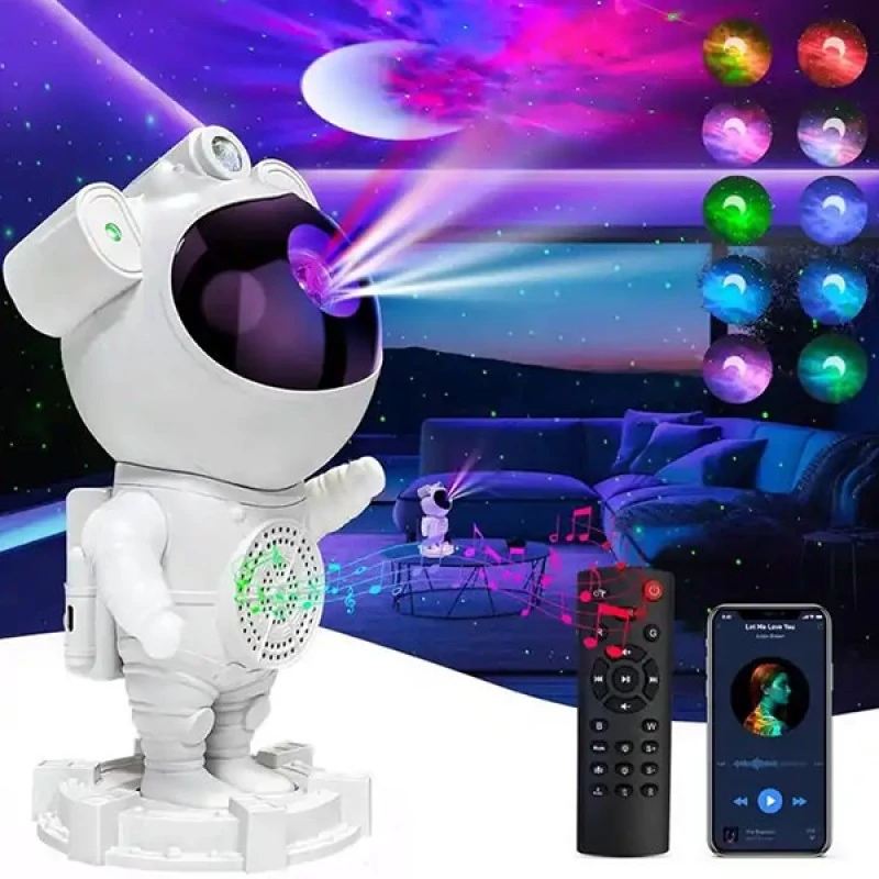 چراغ خواب کودک مدل کهکشانی آدم فضایی ایستاده کد 532