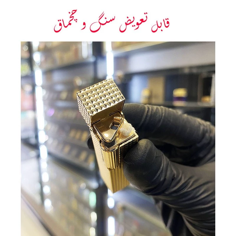 فندک دیروی مدل بغل زن طرح قلمی کلاسیک
