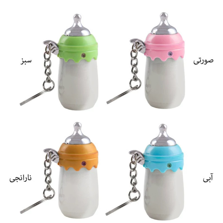 فندک طرح شیشه شیر کد 004