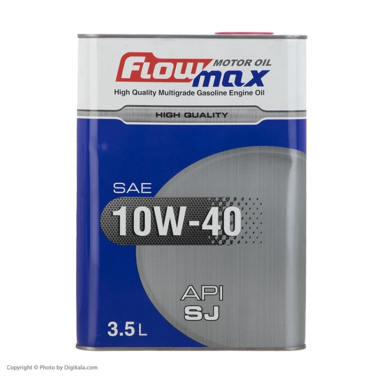 روغن موتور فلومکس مدل FlowMax SJ 10W40 حجم 3.5 لیتر