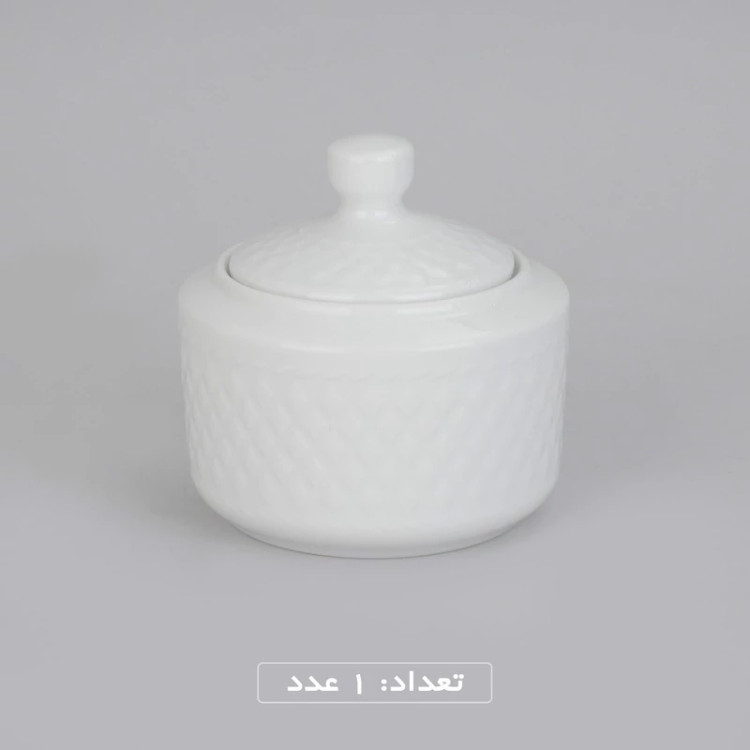 سرویس غذاخوری 102 پارچه چینی زرین ایران سری رادیانس مدل White درجه یک