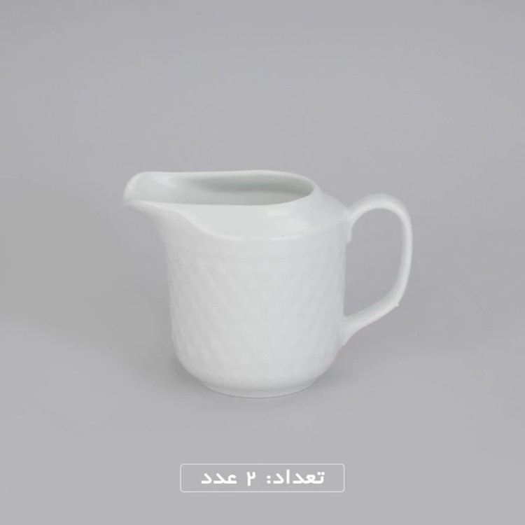 سرویس غذاخوری 102 پارچه چینی زرین ایران سری رادیانس مدل White درجه یک