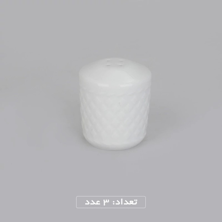 سرویس غذاخوری 102 پارچه چینی زرین ایران سری رادیانس مدل White درجه یک