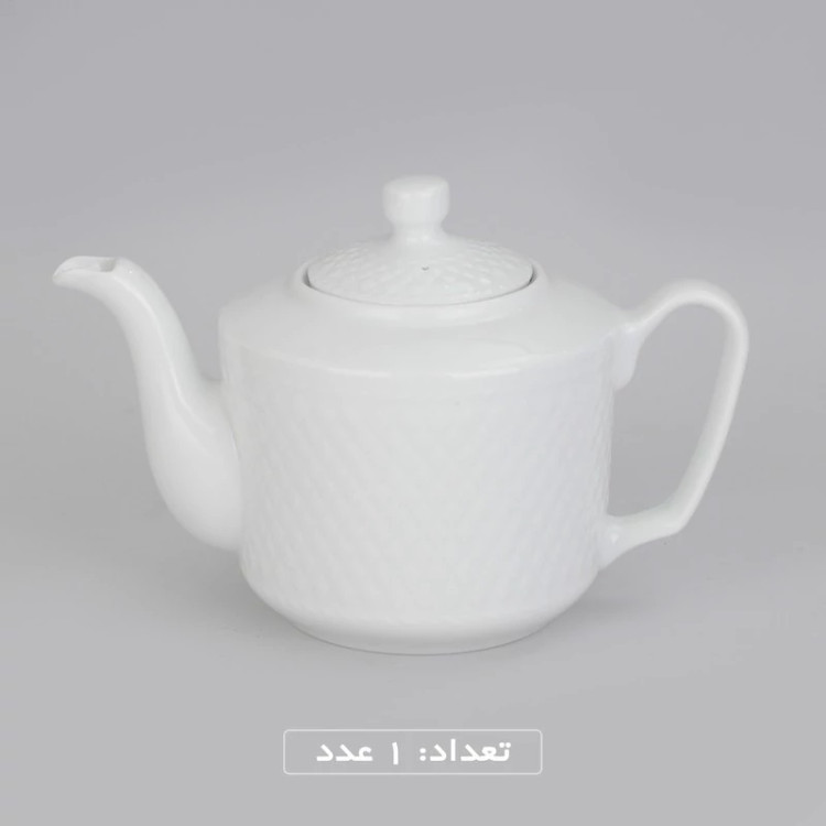 سرویس غذاخوری 102 پارچه چینی زرین ایران سری رادیانس مدل White درجه یک