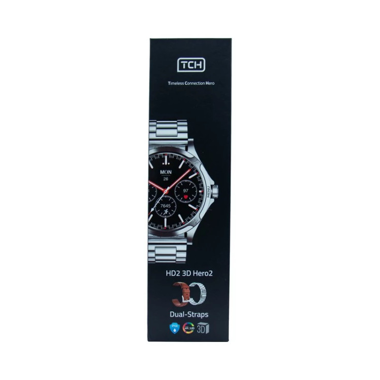 ساعت هوشمند تی سی اچ مدل TCH HD2 3D Hero2 دارای قابلیت های کنترل موسیقی (Music Player)، پشتیبانی از زبان فارسی در منو و