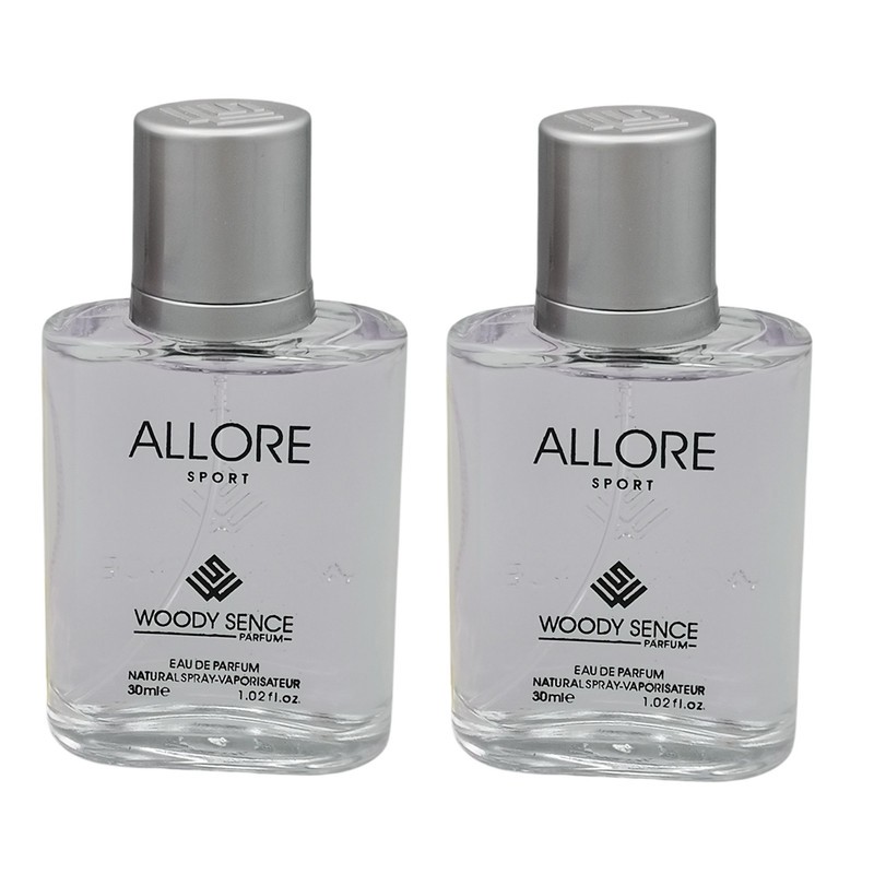عطر جیبی مردانه وودی سنس مدل الور اسپرت حجم 30 میلی لیتر بسته 2 عددی