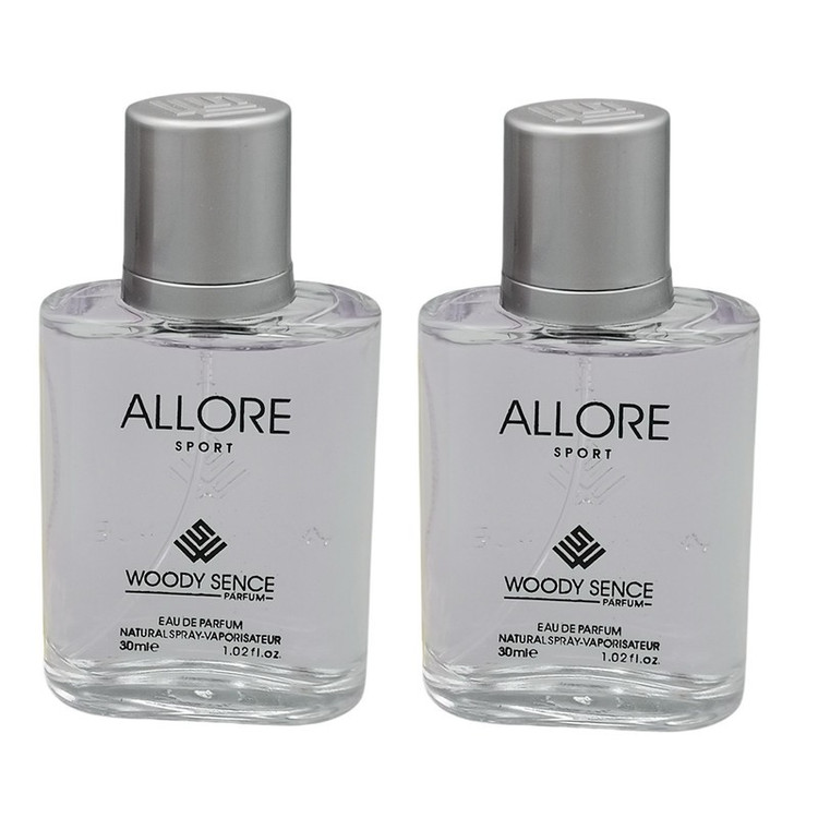 عطر جیبی مردانه وودی سنس مدل الور اسپرت حجم 30 میلی لیتر بسته 2 عددی