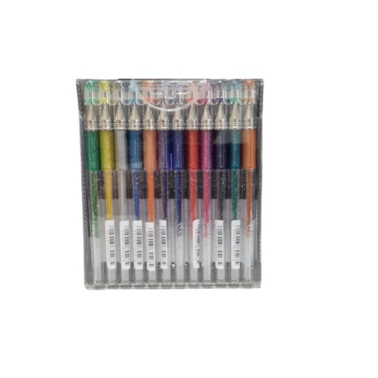 روان نویس کریتورز کلاس مدل گلیتر طرح اکلیلی کد PB-GL-12 بسته 12عددی