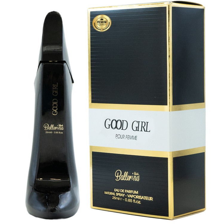 عطر جیبی زنانه بالرینا مدل گود گرل با رایحه گرم حجم 25 میلی لیتر