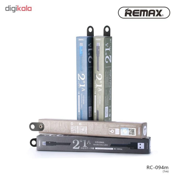 کابل تبدیل USB به microUSB ریمکس مدل Kerolla RC-094m طول 1 متر