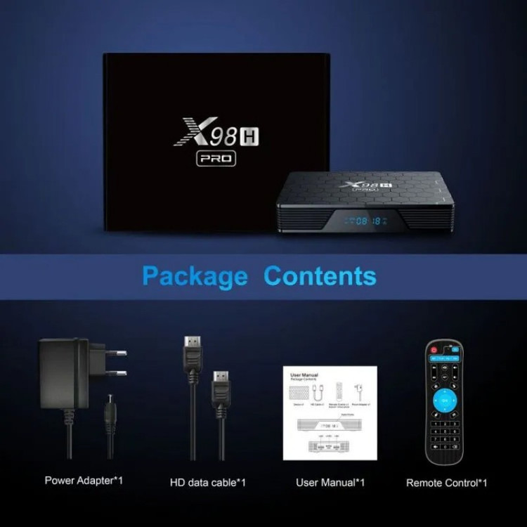 اندروید باکس مدل X98H Pro