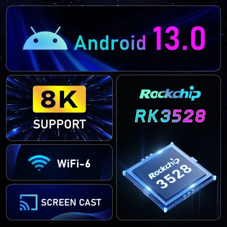 اندروید باکس اچ96 مدل Max 13