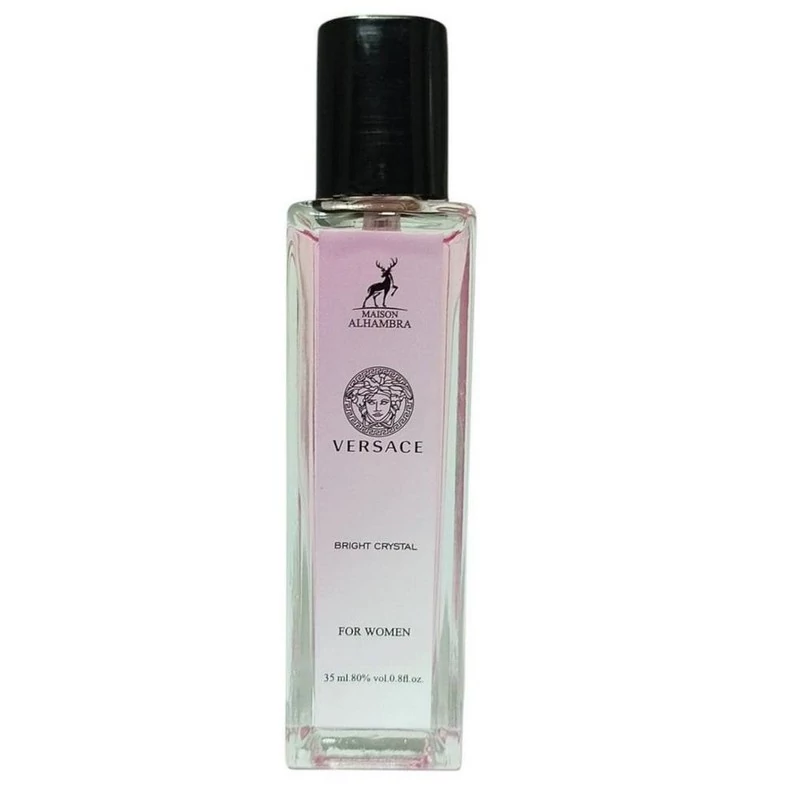 عطر جیبی الحمبرا مدل Versace Bright Crystal حجم 35 میلی لیتر