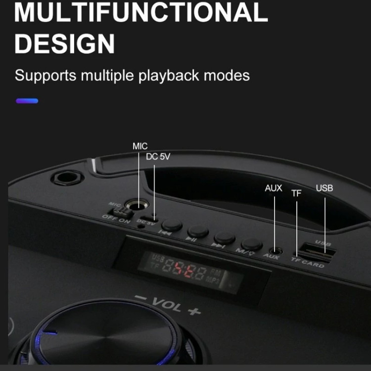 اسپیکر بلوتوثی مدل sy-super bass wireless R