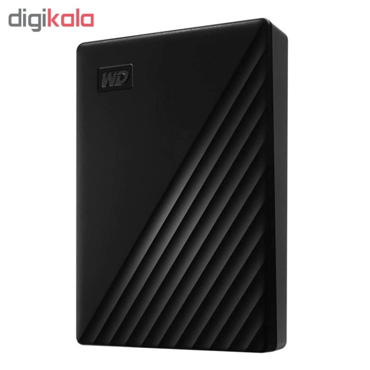 هارد اکسترنال وسترن دیجیتال مدل My Passport ظرفیت دو ترابایت دارای رابط USB Type-A 3.2