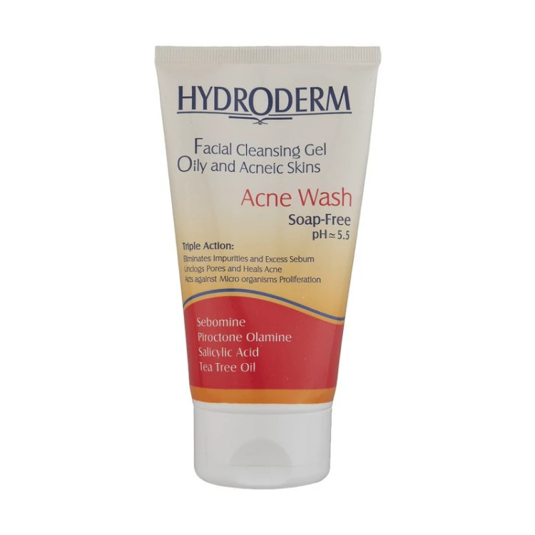 ژل شستوشوی صورت هیدرودرم مدل Oily Skin وزن 150 گرم