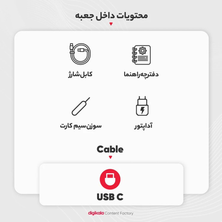 گوشی موبایل سامسونگ مدل Galaxy A05s دو سیم کارت ظرفیت 64 گیگابایت و رم 4 گیگابایت به همراه شارژر 25 وات سامسونگ