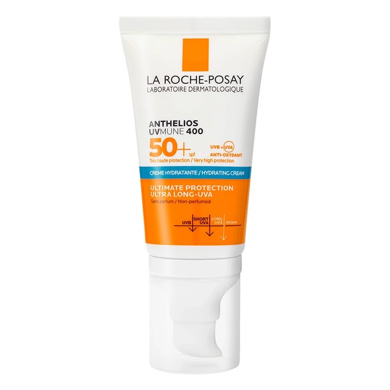 کرم ضد آفتاب بدون رنگ لاروش پوزای SPF 50 مدل UVMune 400 ‌مناسب پوست‌های حساس حجم 50 میلی‌لیتر