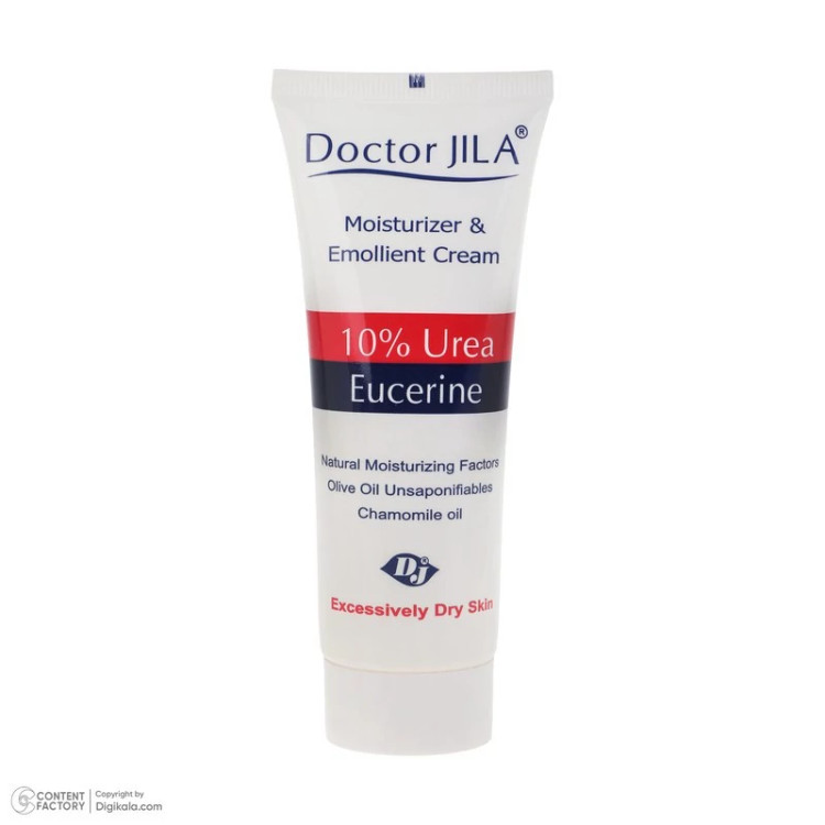 کرم مرطوب کننده دکتر ژیلا مدل اوره 10% مناسب پوست های خشک وزن 75 گرم
