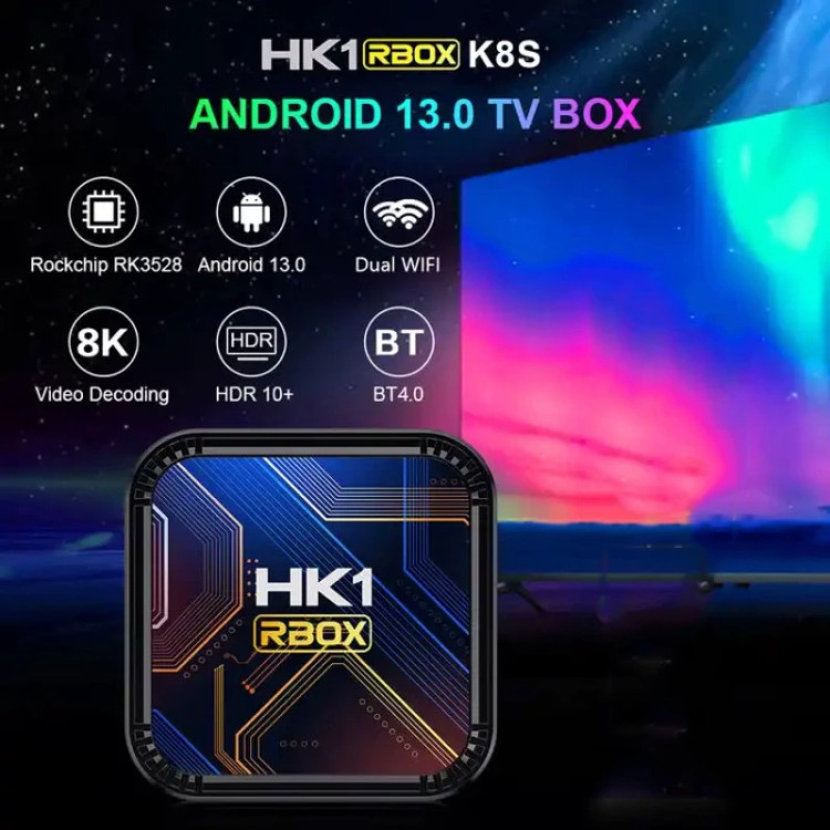 اندروید باکس اچکی1 مدل HK1 K8S