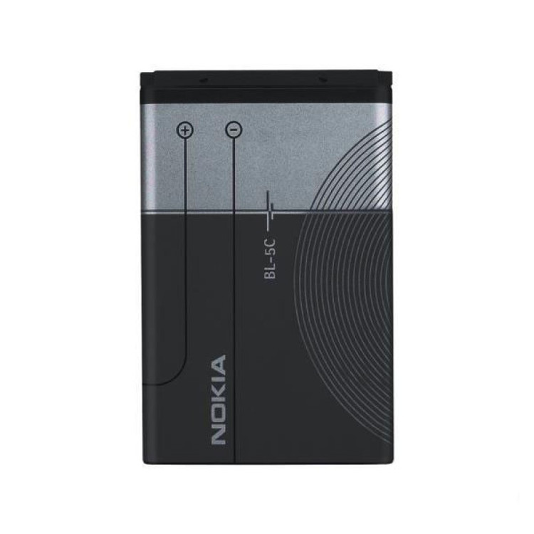 باتری موبایل مدل bl-5c ظرفیت 1050 میلی آمپر ساعت مناسب برای گوشی نوکیا 1280