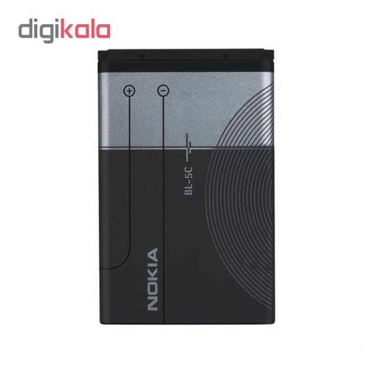 باتری موبایل مدل bl-5c ظرفیت 1050 میلی آمپر ساعت مناسب برای گوشی نوکیا 1280