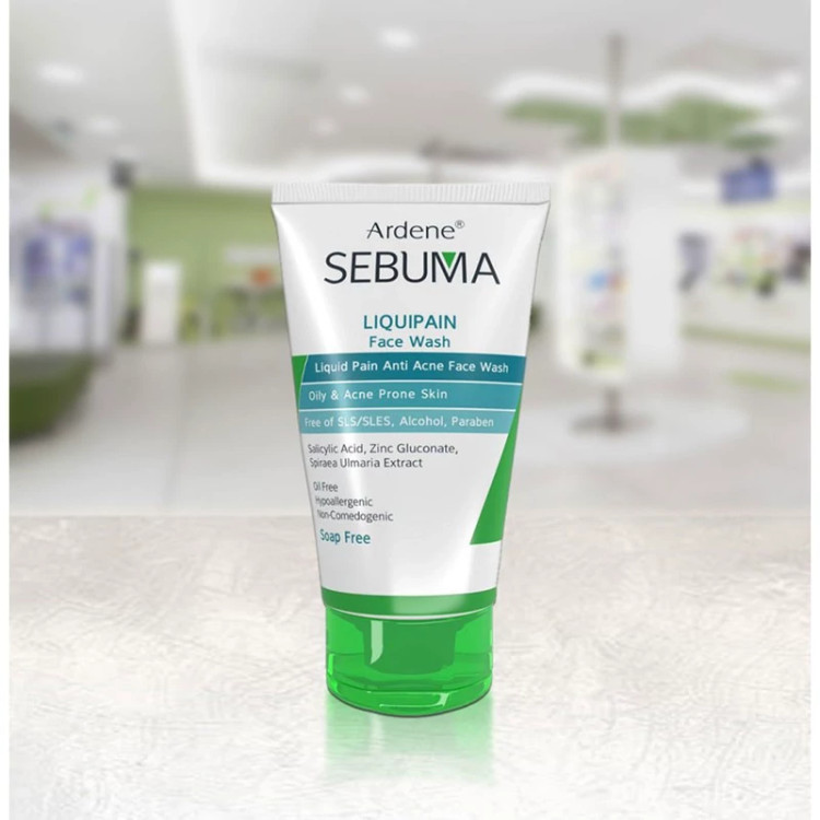 مایع شستوشوی صورت آردن سبوما مدل Liquipain حجم 150 میلیلیتر