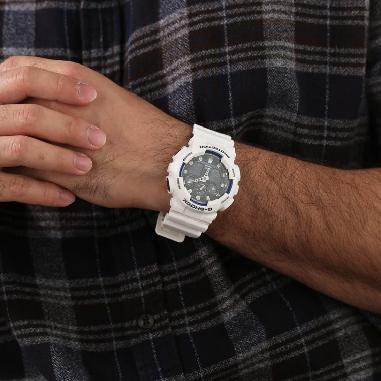 ساعت مچی عقربهای مردانه کاسیو مدل GA-100B-7ADR