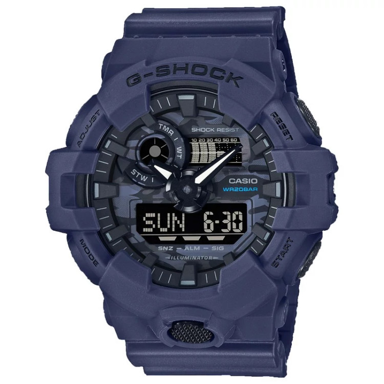ساعت مچی عقربهای کوارتز مردانه کاسیو مدل GA-700CA-2ADR