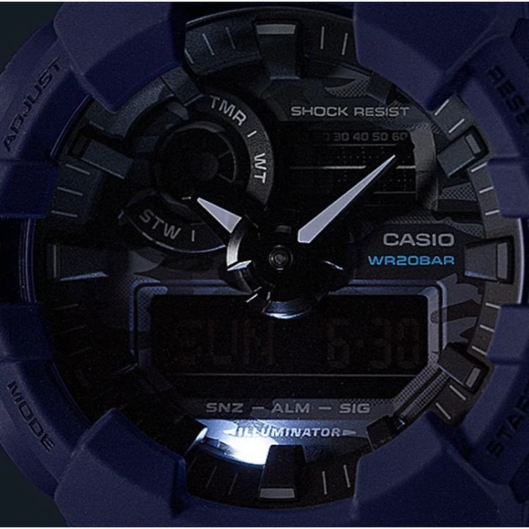 ساعت مچی عقربهای کوارتز مردانه کاسیو مدل GA-700CA-2ADR